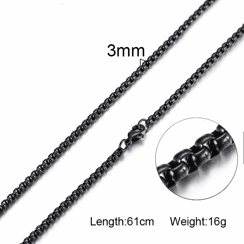 Men’s Box Chain Necklace