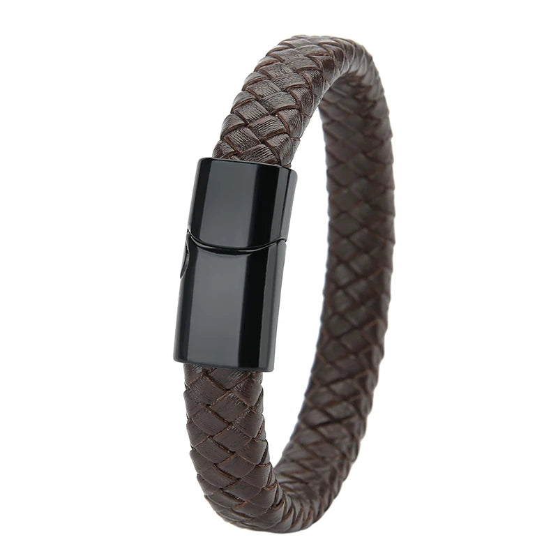 RogueWeave Leather Bracelet