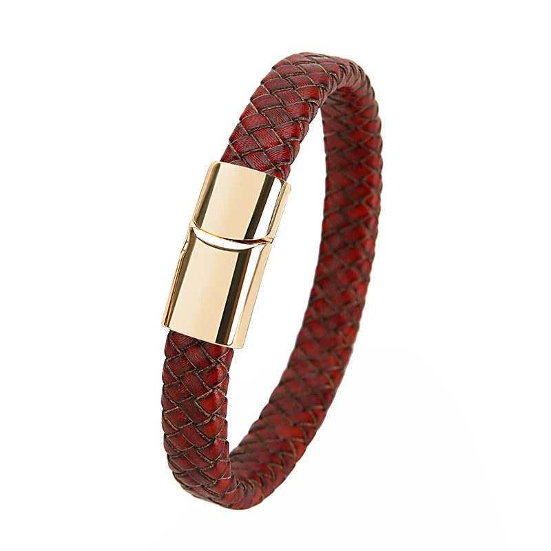 RogueWeave Leather Bracelet