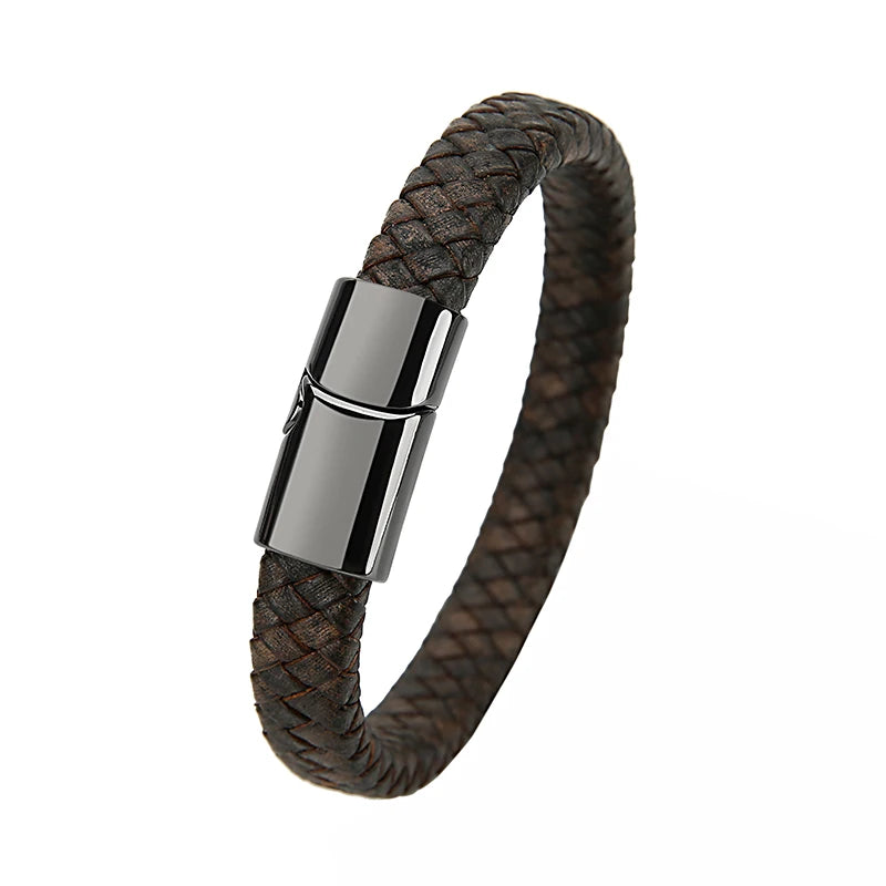 RogueWeave Leather Bracelet