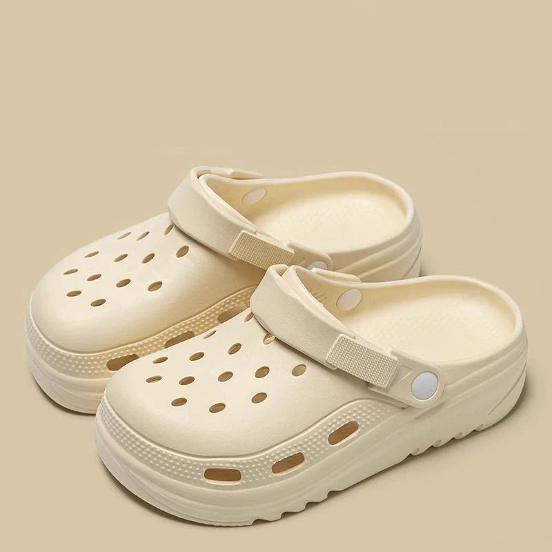 Women Home Slippers Garden Clogs Shoes Men's Sandals Flip Flops Summer Outdoor Couple Beach Slipper Closed Toe Non Slip Sandals