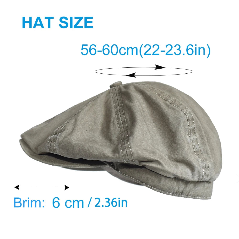 Men’s Vintage Newsboy Cap