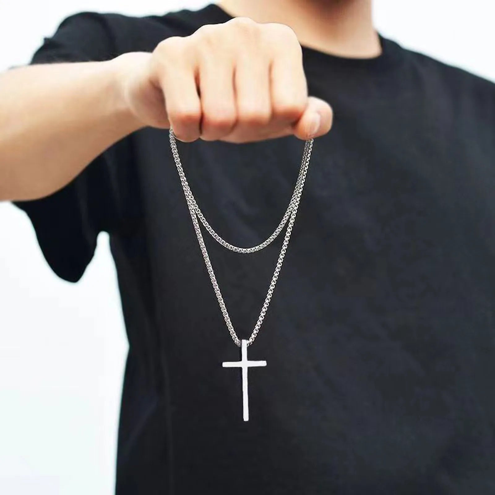 IronFaith Cross Necklace
