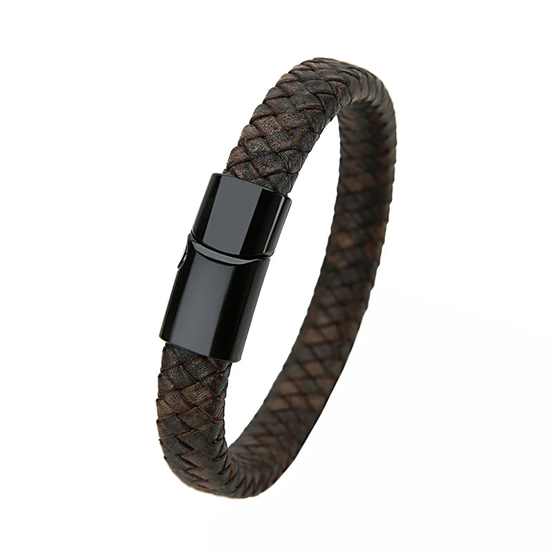 RogueWeave Leather Bracelet