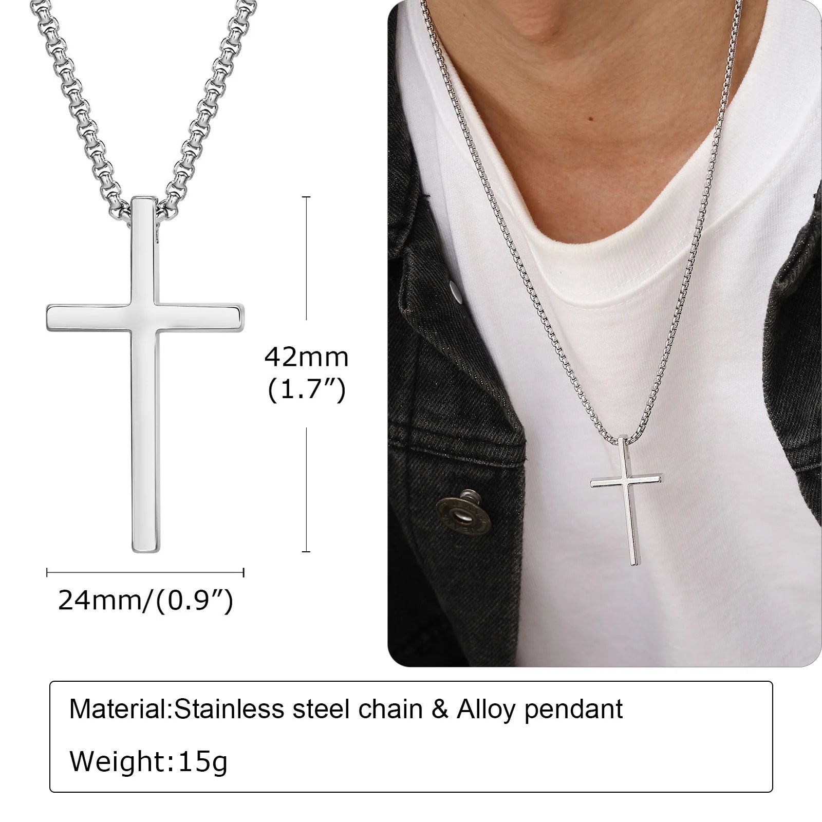 IronFaith Cross Necklace