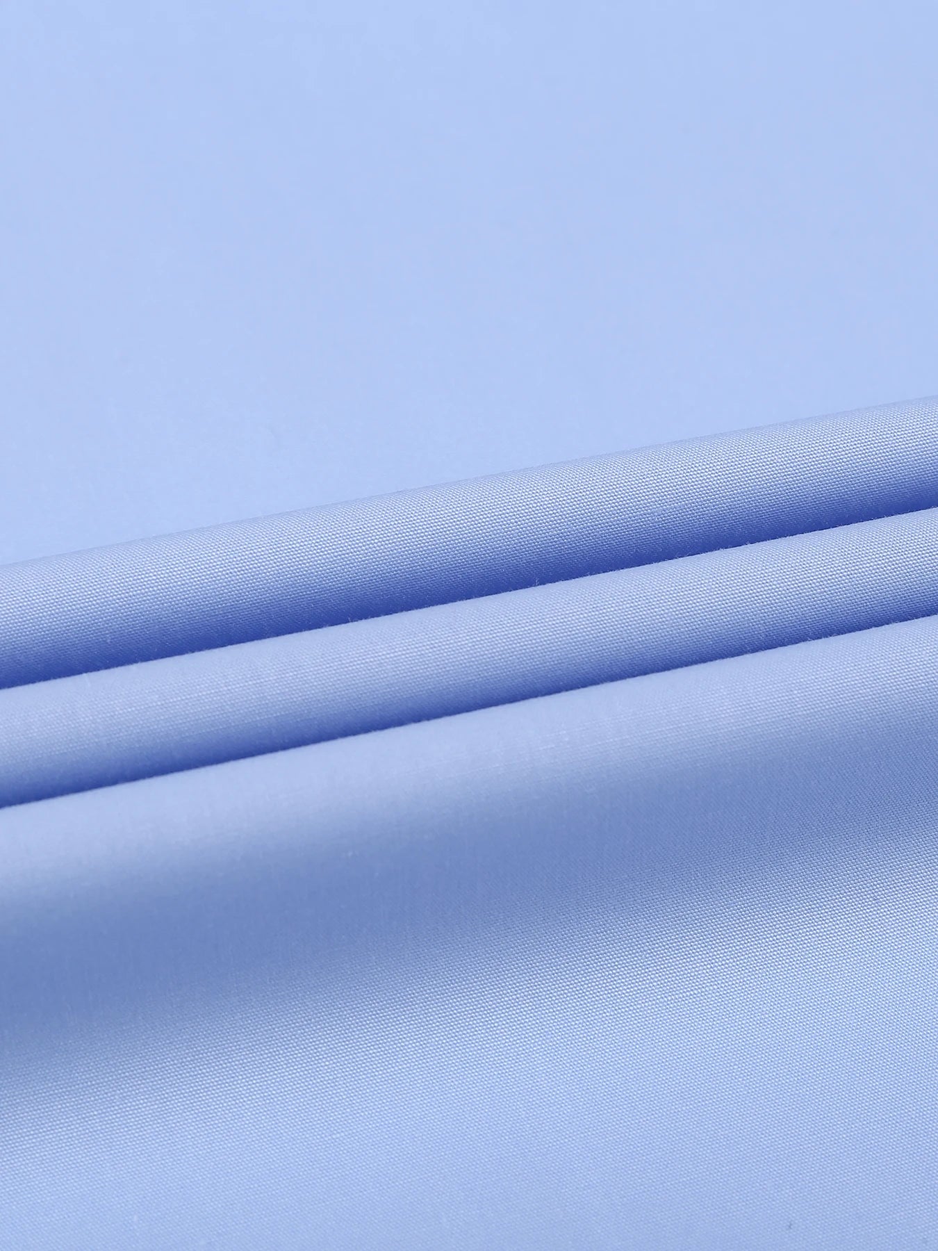 Men's French cufflinks shirt, men's slim fit long sleeved business sleeve nail free business formal men's solid color shirt