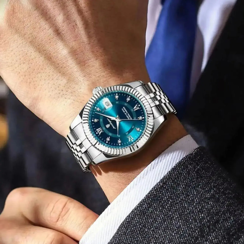 Poedagar Prestige Diamond Dial Watch