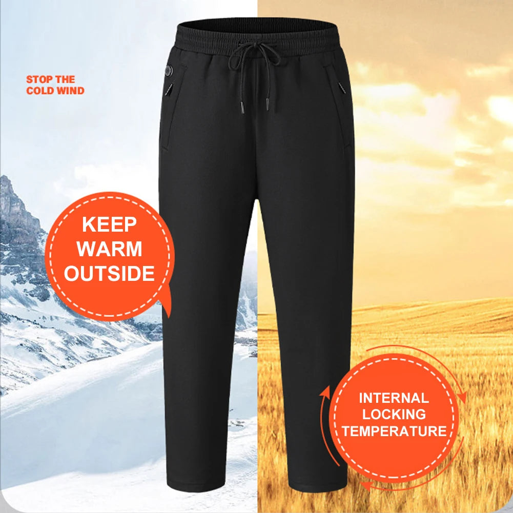 USB Electric Heated Pants 12 Heating Areas Winter Thermal Heated Pant Intelligent Warmer Perfect For Skiing Snowboarding Hiking