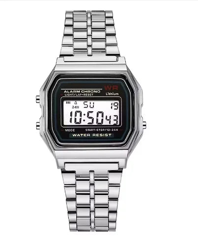 Retro Luxury Digital Display Gold Rose Watch for Men And Women Electronic Clock Elegant Timepiece