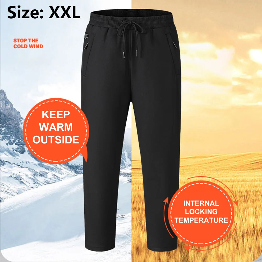 USB Electric Heated Pants 12 Heating Areas Winter Thermal Heated Pant Intelligent Warmer Perfect For Skiing Snowboarding Hiking