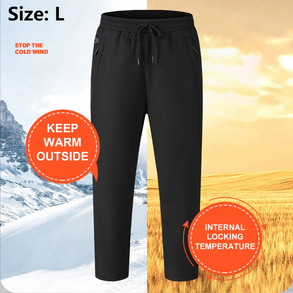USB Electric Heated Pants 12 Heating Areas Winter Thermal Heated Pant Intelligent Warmer Perfect For Skiing Snowboarding Hiking