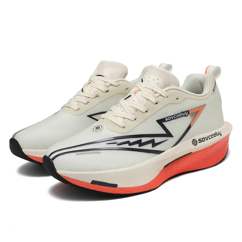 Running Shoes Carbon Board Speciality Marathon Men Sports Breathable Lightweight Women's Comfortable Athletic Nonskid Sneakers