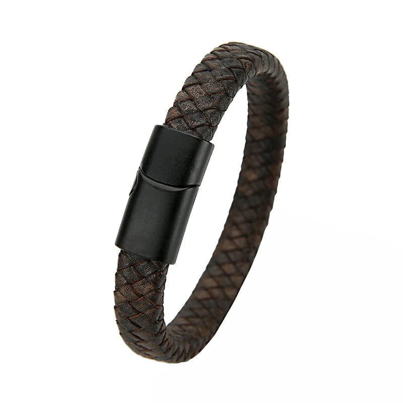 RogueWeave Leather Bracelet