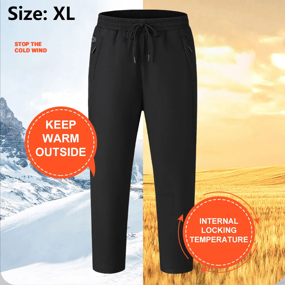 USB Electric Heated Pants 12 Heating Areas Winter Thermal Heated Pant Intelligent Warmer Perfect For Skiing Snowboarding Hiking